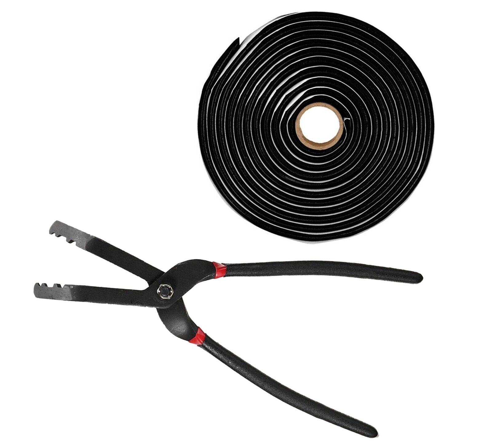 4M/13FT BUTYL TAPE RUBBER WITH TRIM CLIP REMOVL PLIER HEADLIGHT SEALANT RETROFIT